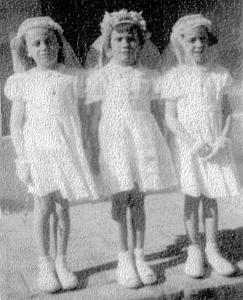 COMMUNIONS ORAN  CHOUPOT RUE DE BRAZZA 1952
